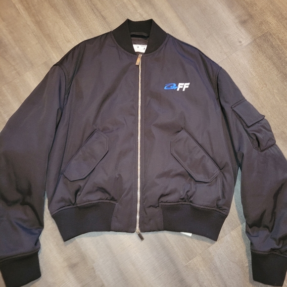 Off-White Exactly the Opposite Bomber Jacket - Picture 1 of 9